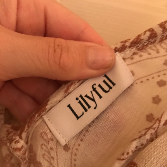 Lilyful White & Copper Boho Maxi - S - Picture 4 of 6